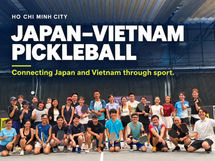 【HCM】5/9: Giao lưu Pickleball Việt–Nhật cùng các vận động viên chuyên nghiệp Nhật Bản!